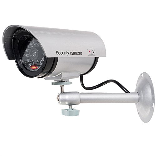 4 Pack IR Bullet Fake Dummy Surveillance Security Camera CCTV Record Light